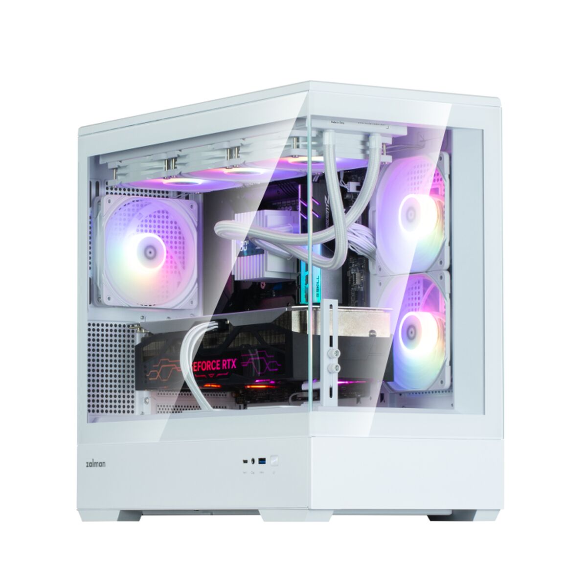 Κουτί Μέσος Πύργος ATX Zalman P30 V2 Λευκό