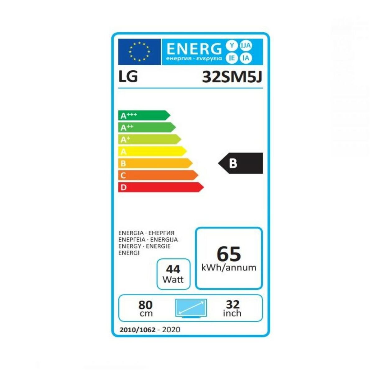 Οθόνη Videowall LG 32SM5J-B Full HD 32" 32"