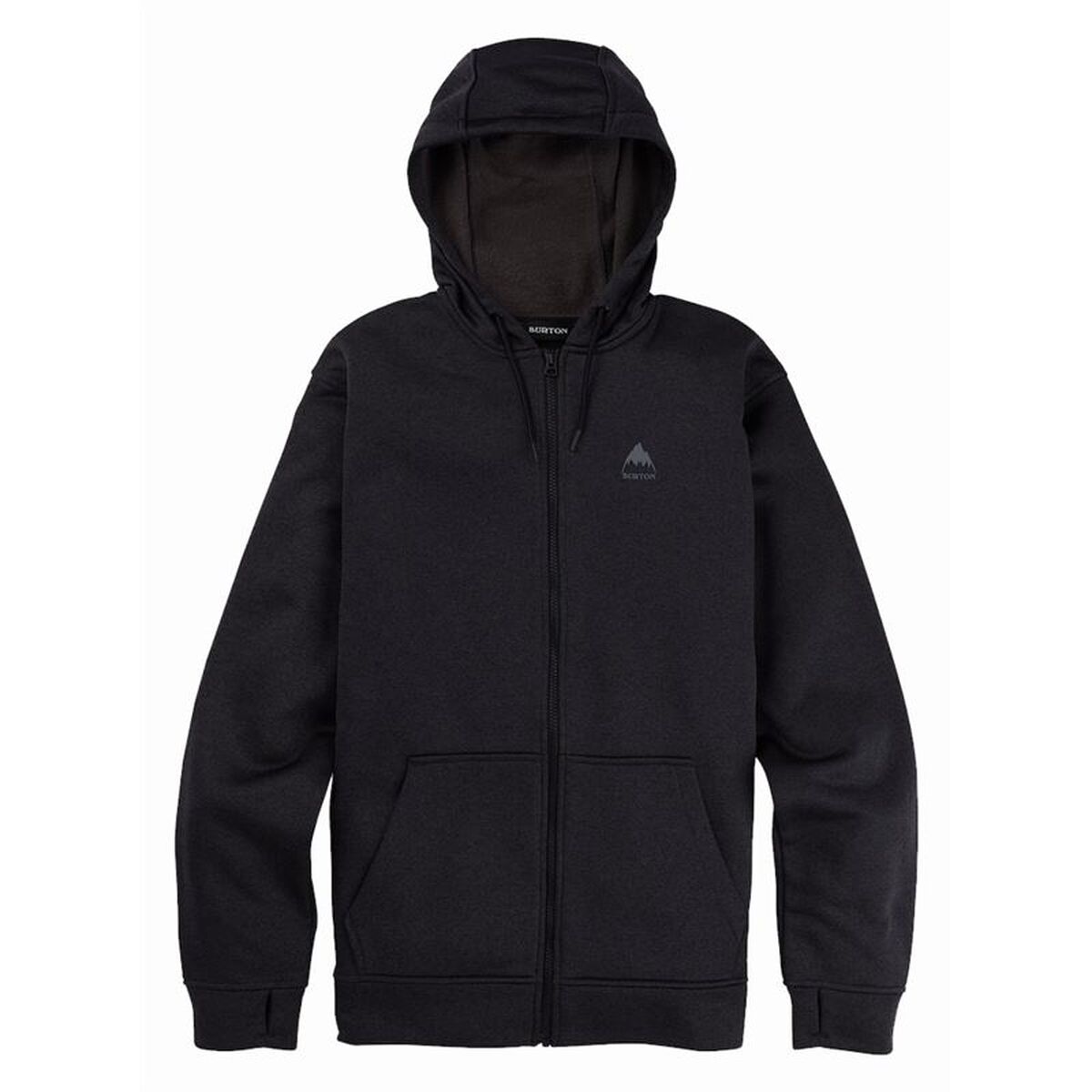 Ανδρικό Φούτερ με Κουκούλα Burton Oak Full-Zip Μαύρο
