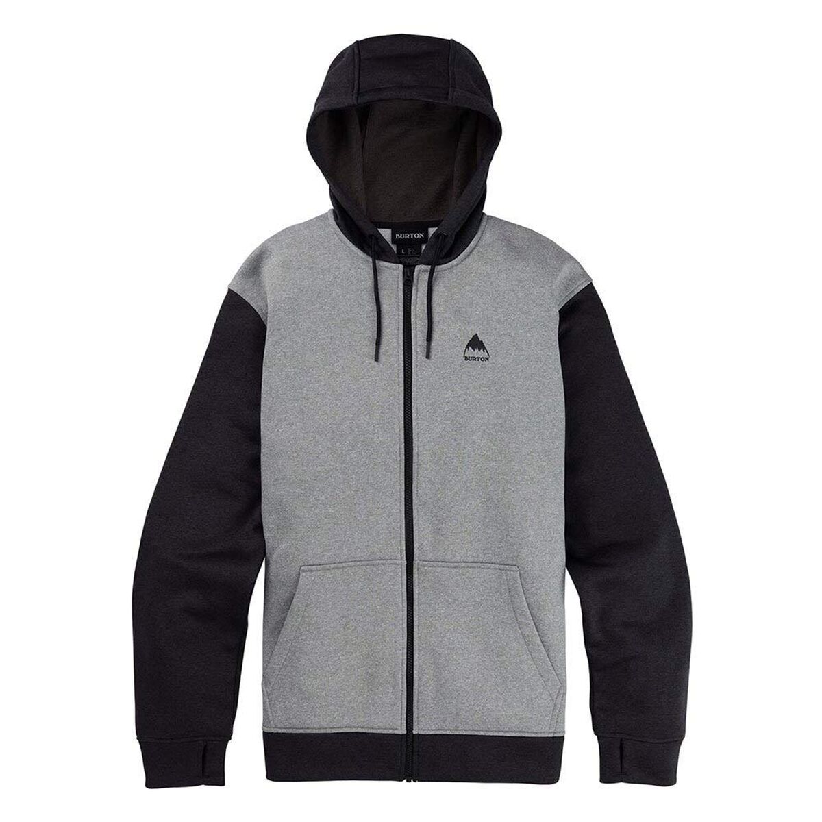 Ανδρικό Φούτερ με Κουκούλα Burton Oak Full-Zip Μαύρο