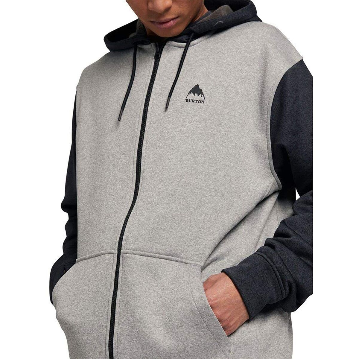 Ανδρικό Φούτερ με Κουκούλα Burton Oak Full-Zip Μαύρο