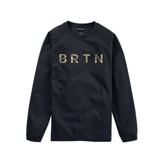 Ανδρικό Φούτερ χωρίς Κουκούλα Burton Crown Weatherproof Pullover Crewneck Μαύρο
