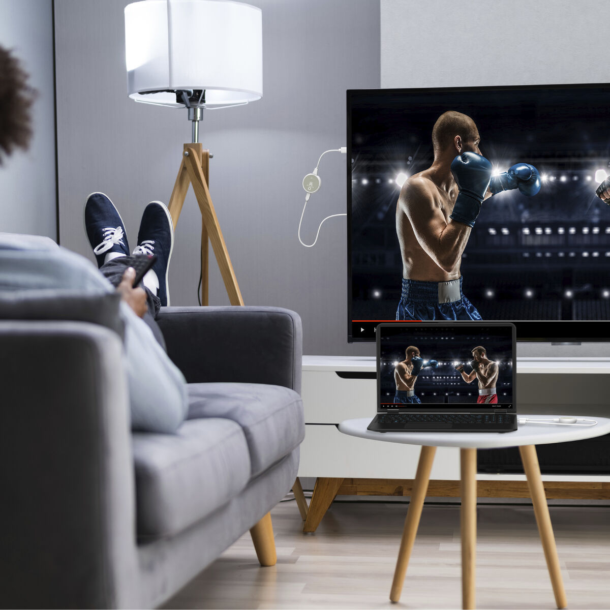 Αντάπτορας HDMI j5create JVAW75-N Λευκό Γκρι