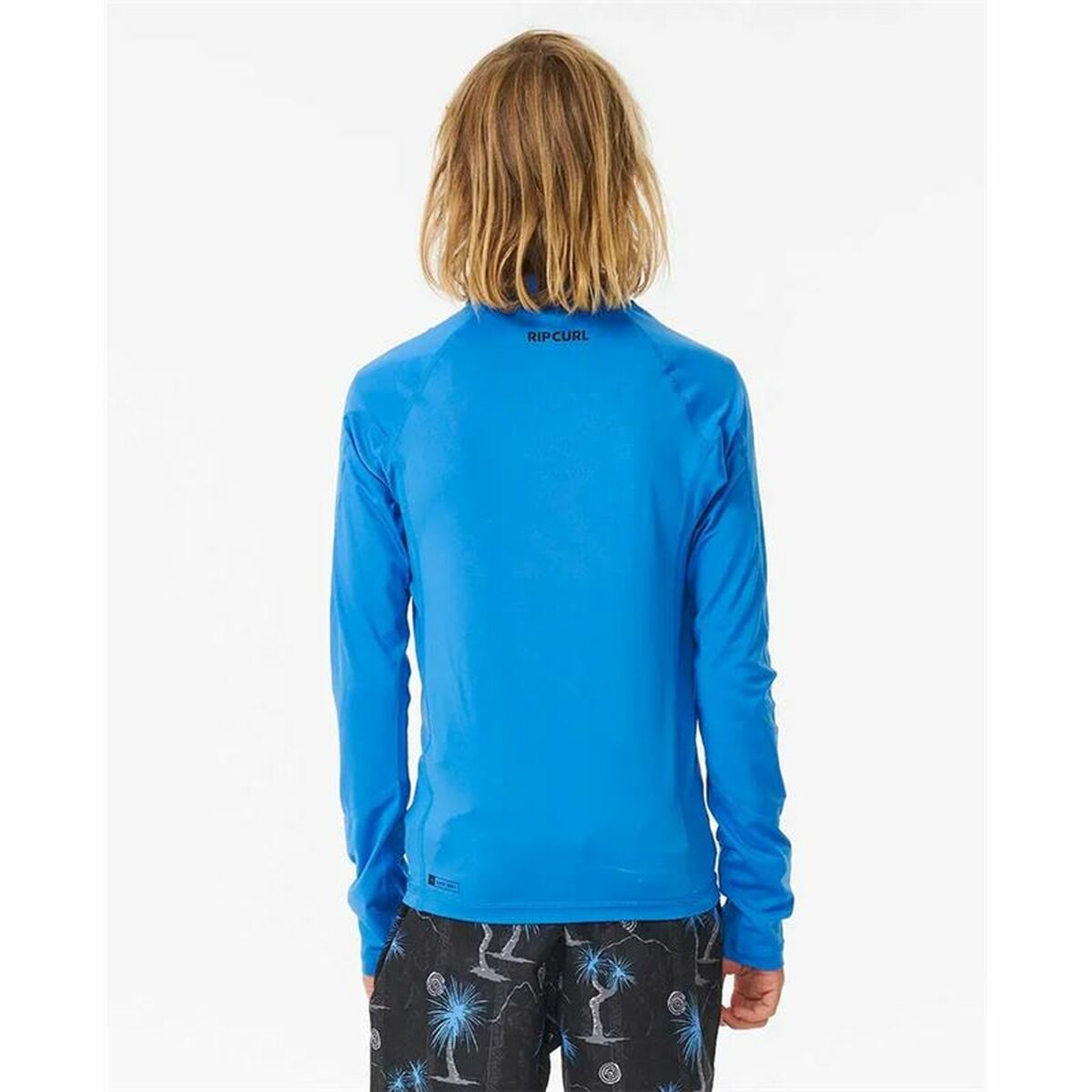 Μπλουζάκι για μπάνιο Rip Curl Wave Upf L/S Μπλε
