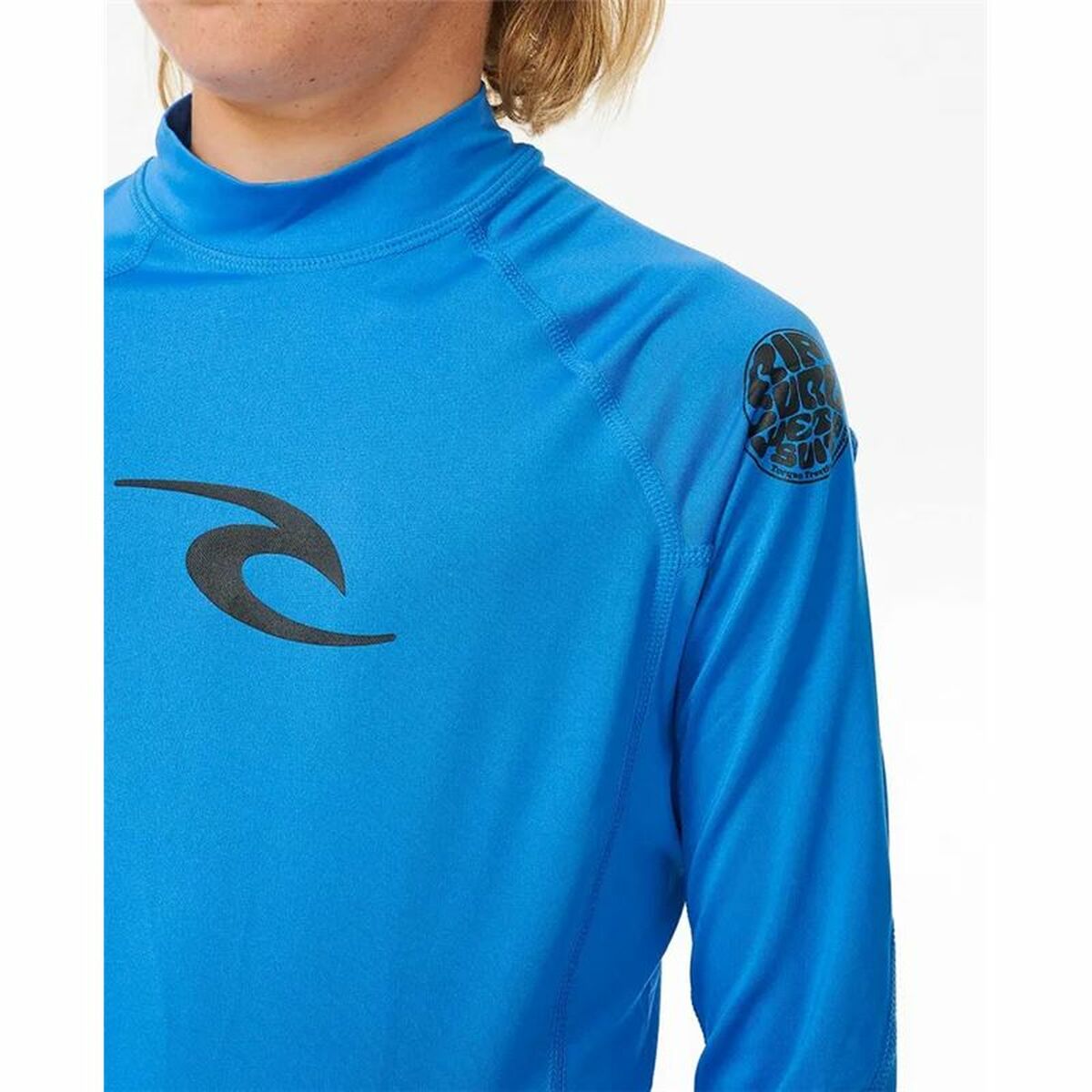 Μπλουζάκι για μπάνιο Rip Curl Wave Upf L/S Μπλε