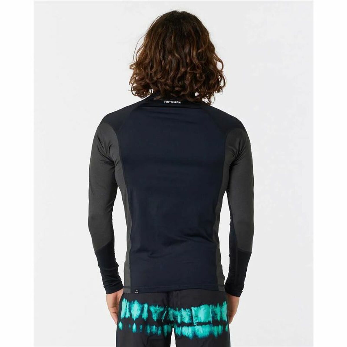 Μπλουζάκι για μπάνιο Rip Curl Waves pf Μαύρο