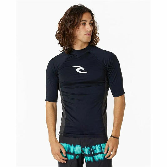 Ανδρική Μπλούζα με Κοντό Μανίκι Rip Curl Waves pf Μαύρο