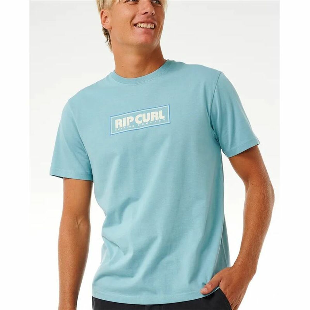 Ανδρική Μπλούζα με Κοντό Μανίκι Rip Curl Big Mumma Icon Sky μπλε