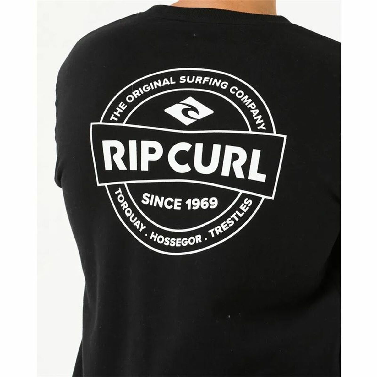Ανδρικό Φούτερ χωρίς Κουκούλα Rip Curl Stapler Crew Μαύρο