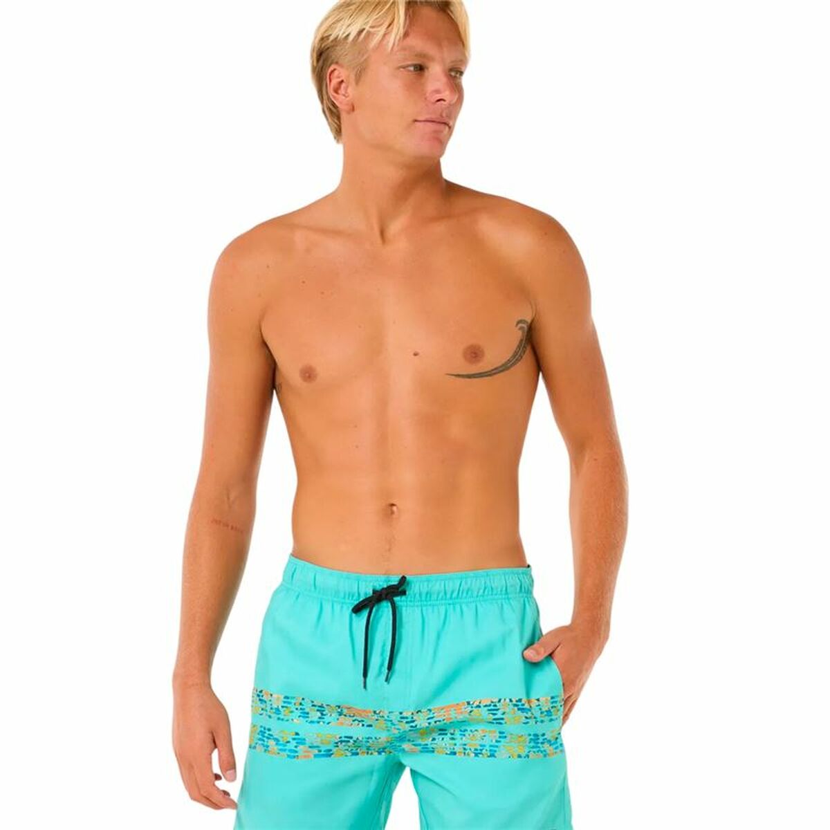 Ανδρικά Μαγιό Rip Curl Framed Volley Update Πράσινο Νερό