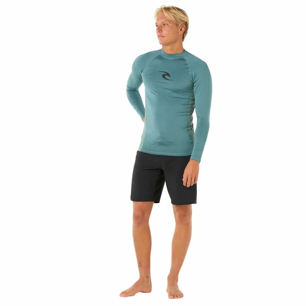 Μπλουζάκι για μπάνιο Rip Curl Waves Upf Perf L/S Μπλε