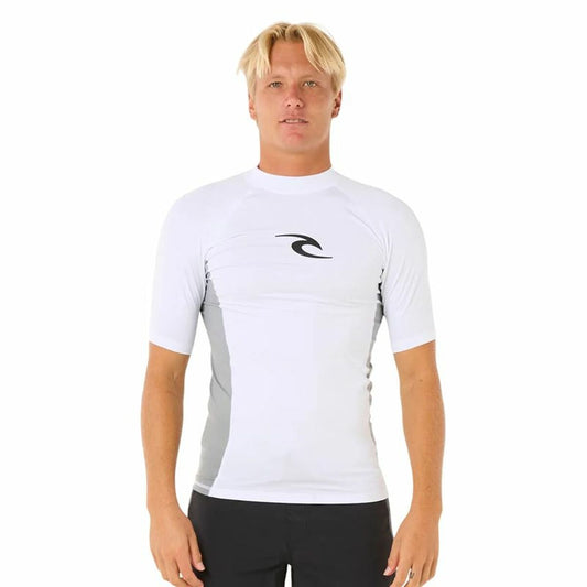 Μπλουζάκι για μπάνιο Rip Curl Waves Upf Perf S/S Λευκό