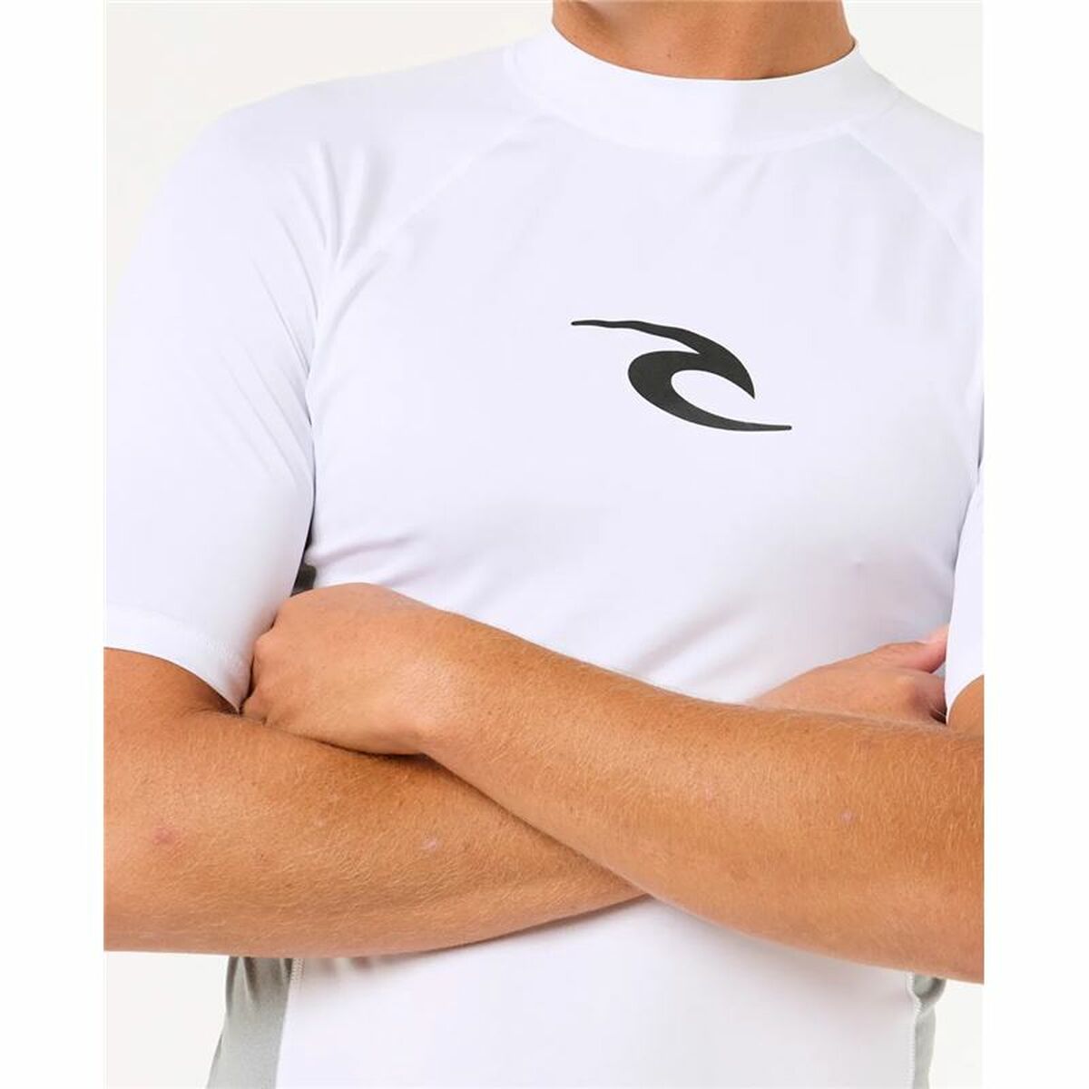 Μπλουζάκι για μπάνιο Rip Curl Waves Upf Perf S/S Λευκό