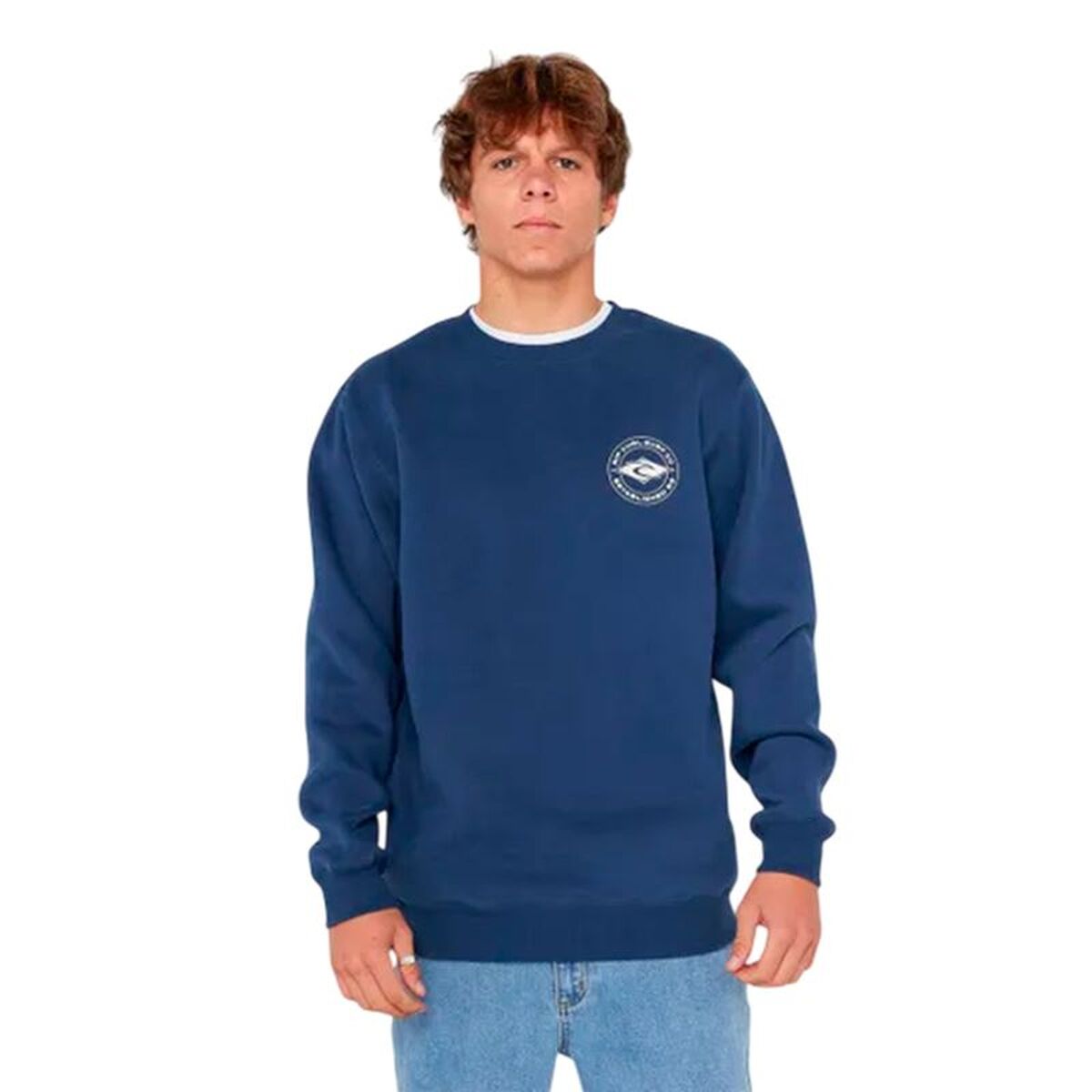 Ανδρικό Φούτερ χωρίς Κουκούλα Rip Curl Staple Crew Μπλε Ναυτικό Μπλε