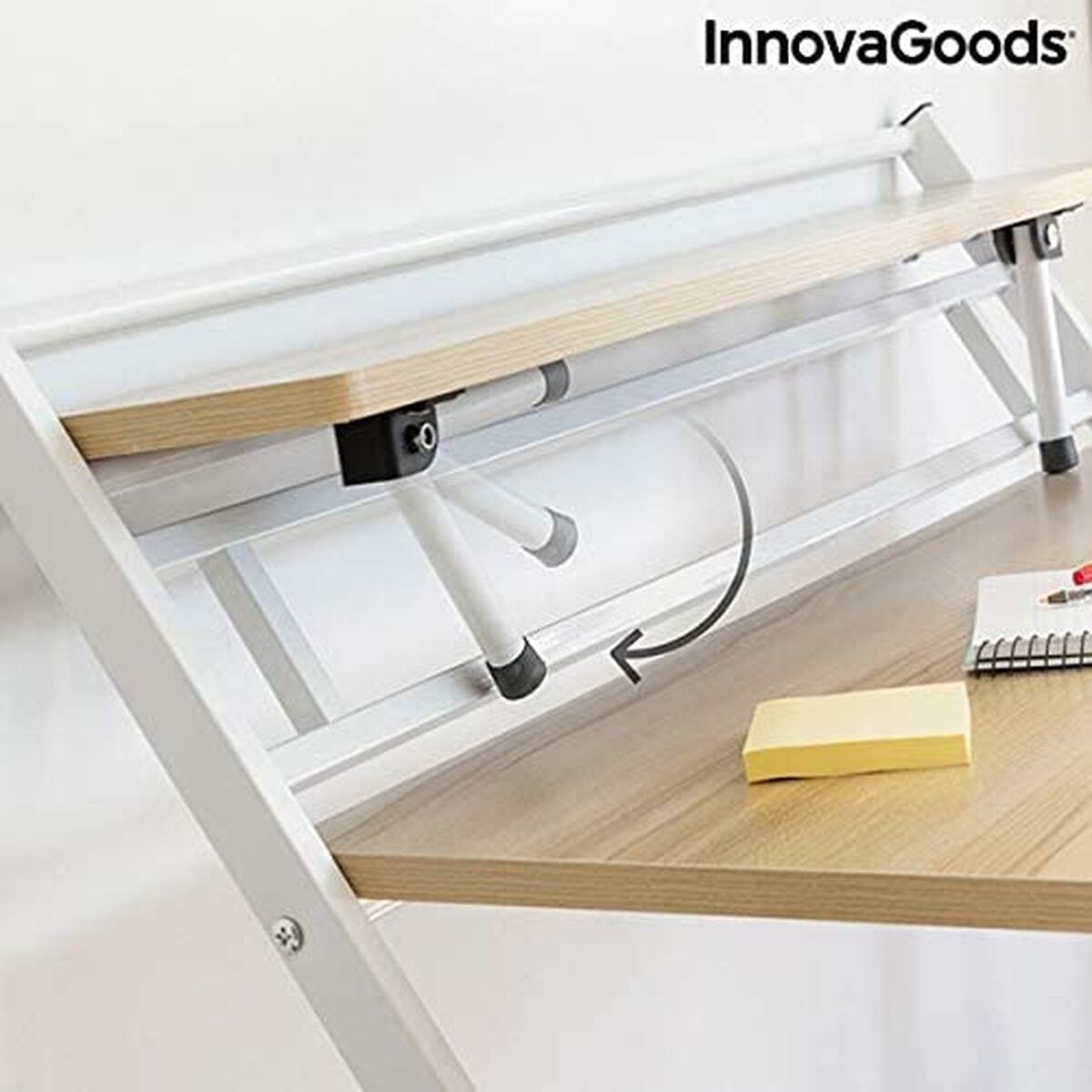 Πτυσσόμενο Γραφείο με Ράφι InnovaGoods V0103260 Ξύλο (Ανακαινισμένα C)