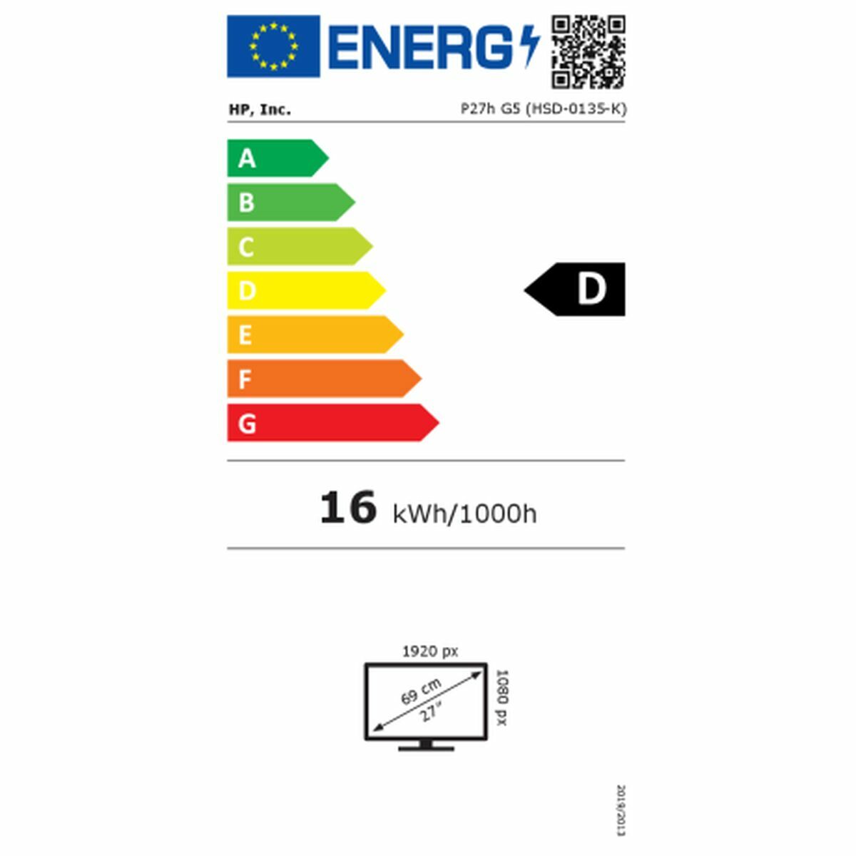 Οθόνη HP P27h G5 27" Full HD 75 Hz