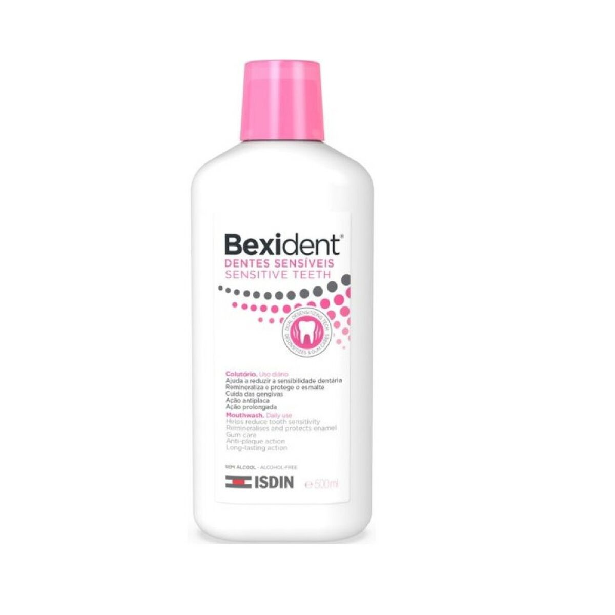 Στοματικό Διάλυμα Isdin Bexident Dientes Sensibles 500 ml Ευαίσθητα δόντια Κατά της Οδοντικής Πλάκας