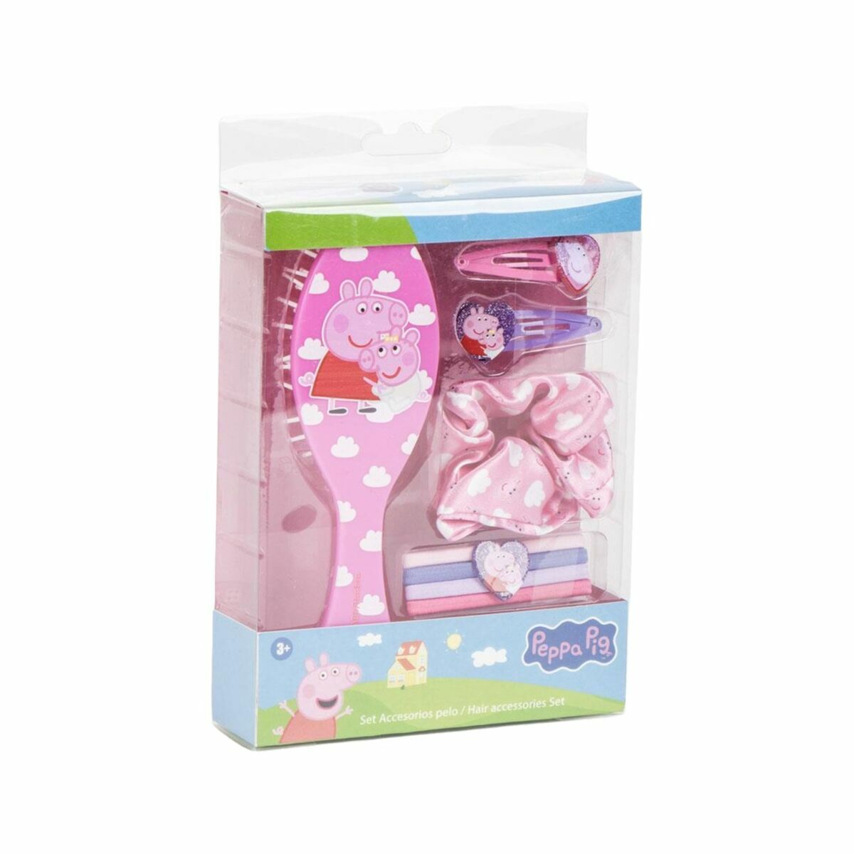 Αξεσουάρ για τα Mαλλιά Peppa Pig Ροζ 5 Τεμάχια