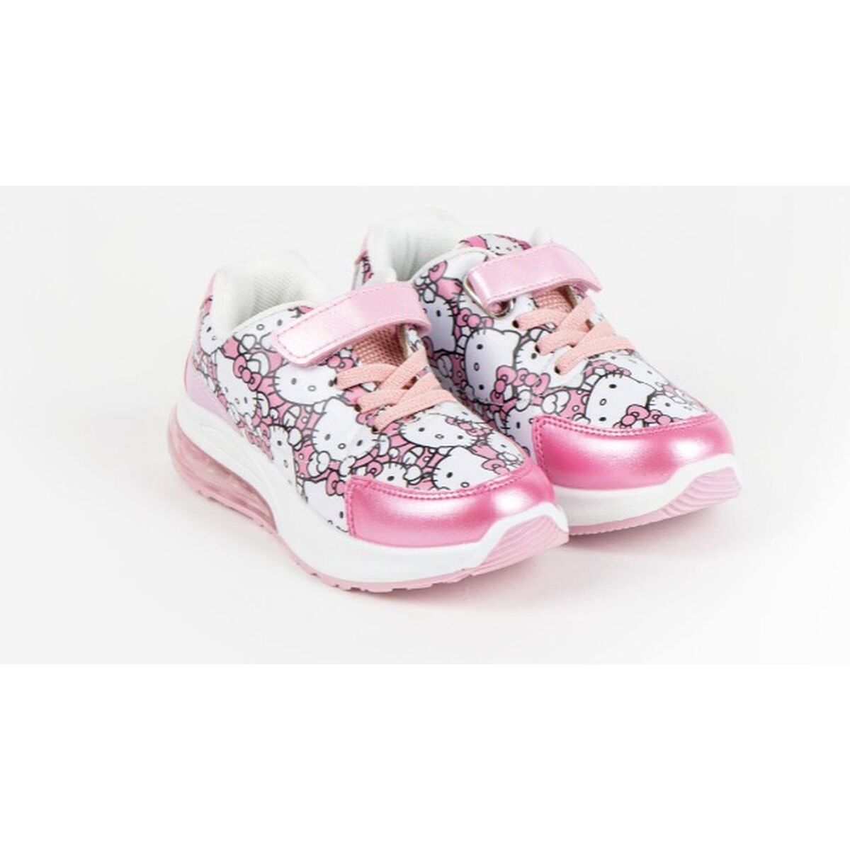 Αθλητικα παπουτσια με LED Hello Kitty Ροζ