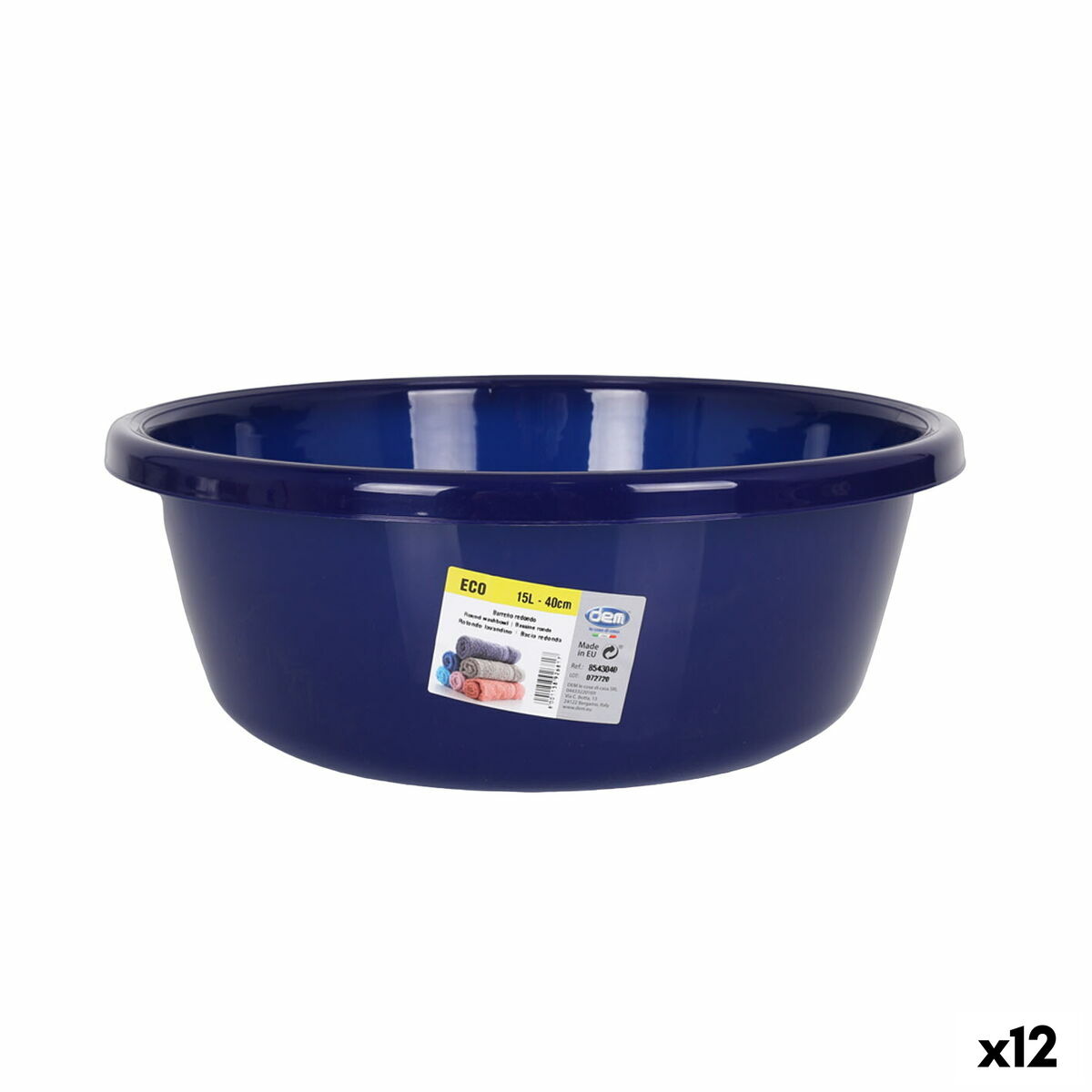 Λεκάνη Dem Eco 41 x 16 cm Στρόγγυλο Μπλε