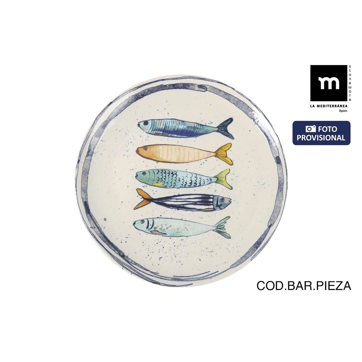 Επίπεδο πιάτο La Mediterránea Peixe Ø 26 cm (x6)