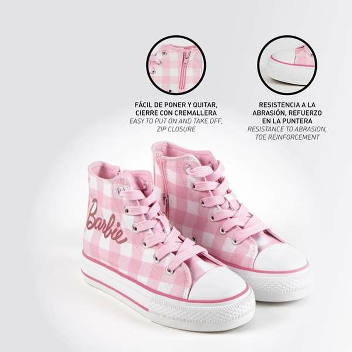 Παιδικά Aθλητικά Παπούτσια Barbie Ανοιχτό Ροζ