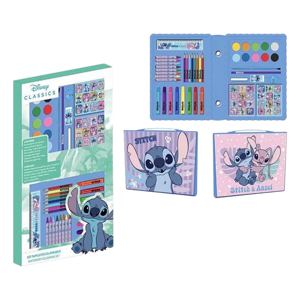 Σετ Χαρτικών Stitch Μπλε