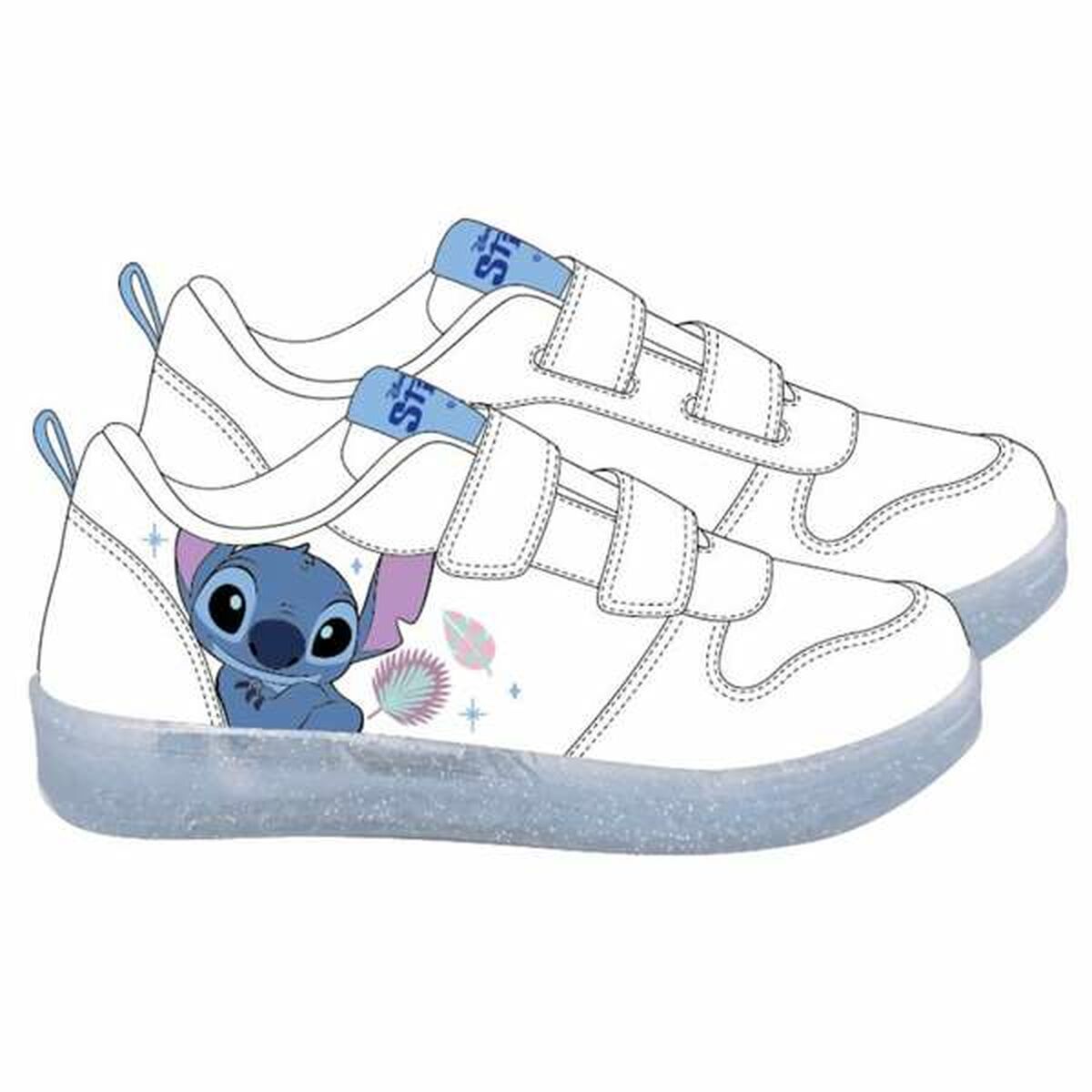 Παιδικά Aθλητικά Παπούτσια Stitch Λευκό