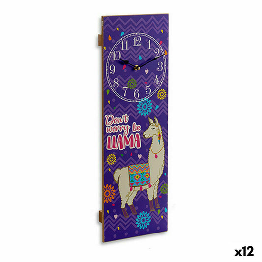 Ρολόι Τοίχου Gift Decor Φλόγα 2,5 x 60 x 20 cm (12 Μονάδες)