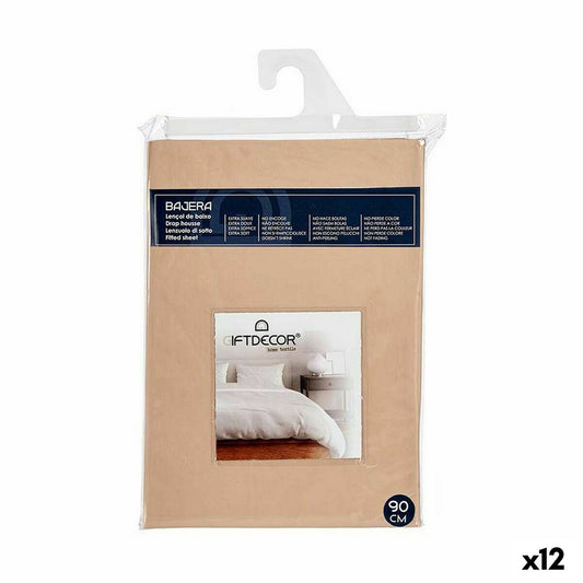 Τοποθετημένο φύλλο Gift Decor Μπεζ 90 cm (12 Μονάδες)