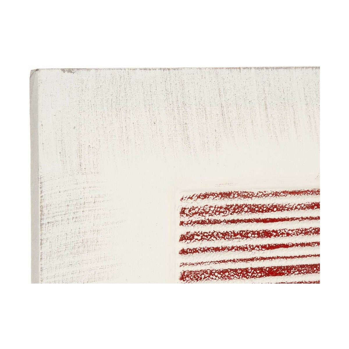 Καμβάς Gift Decor Λευκό Ροζ Ρίγες Με ανακούφιση 110 x 60 x 2,5 cm (x2)