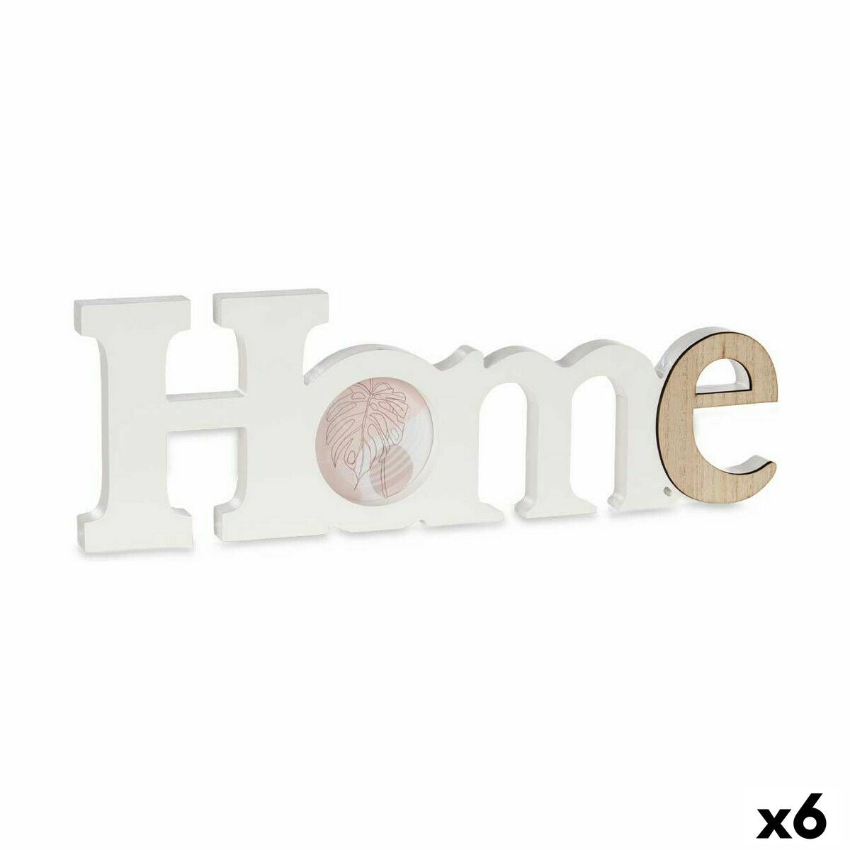 Κορνίζα Gift Decor Home Λευκό Καφέ Ξύλο MDF (x6)