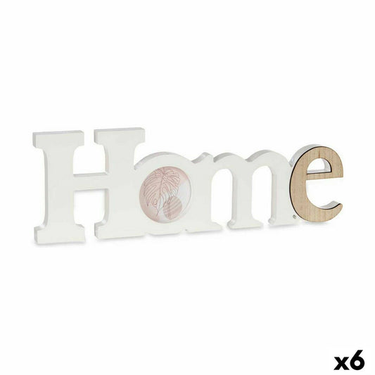 Κορνίζα Gift Decor Home Λευκό Καφέ Ξύλο MDF (x6)