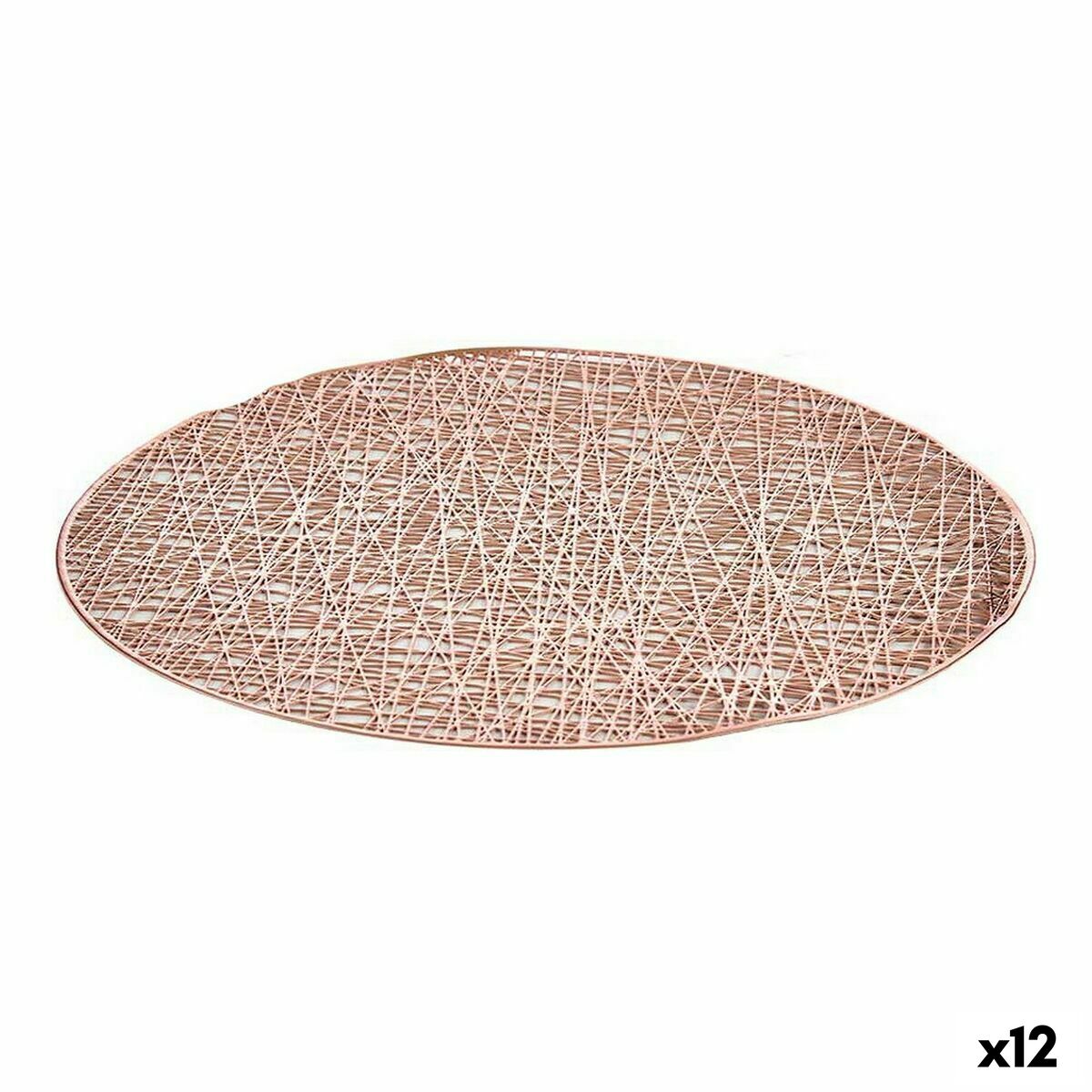 Σουπλά Kinvara Ροζ Πλαστική ύλη Ø 38 cm (12 Μονάδες)