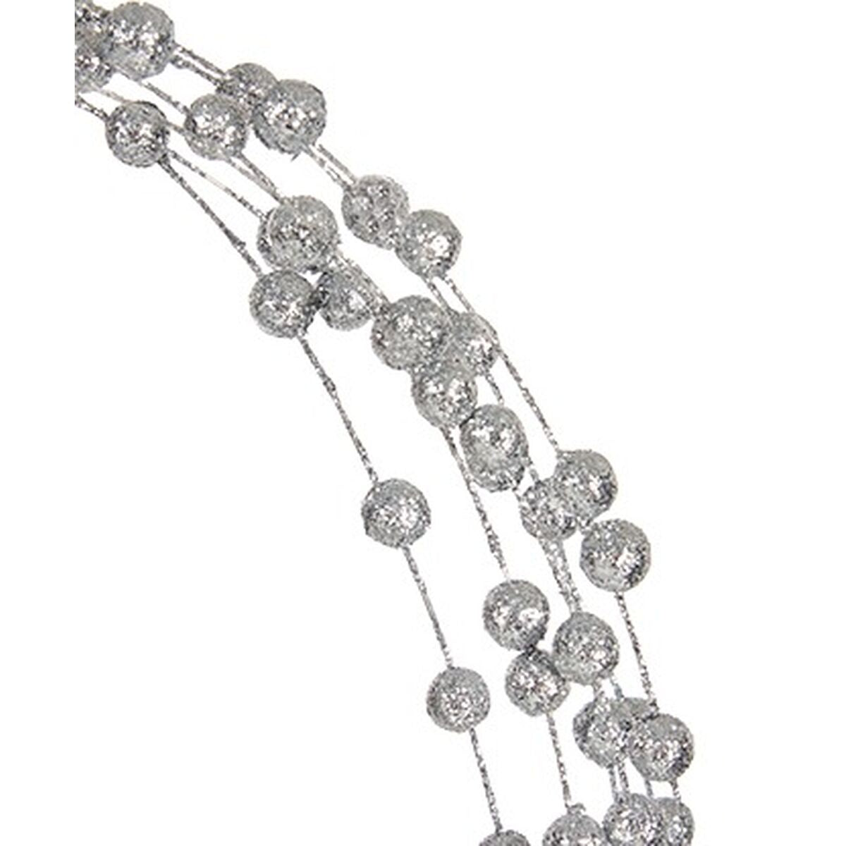 Κλαδί Krist+ Ασημί Μπάλες 140 cm (12 Μονάδες)
