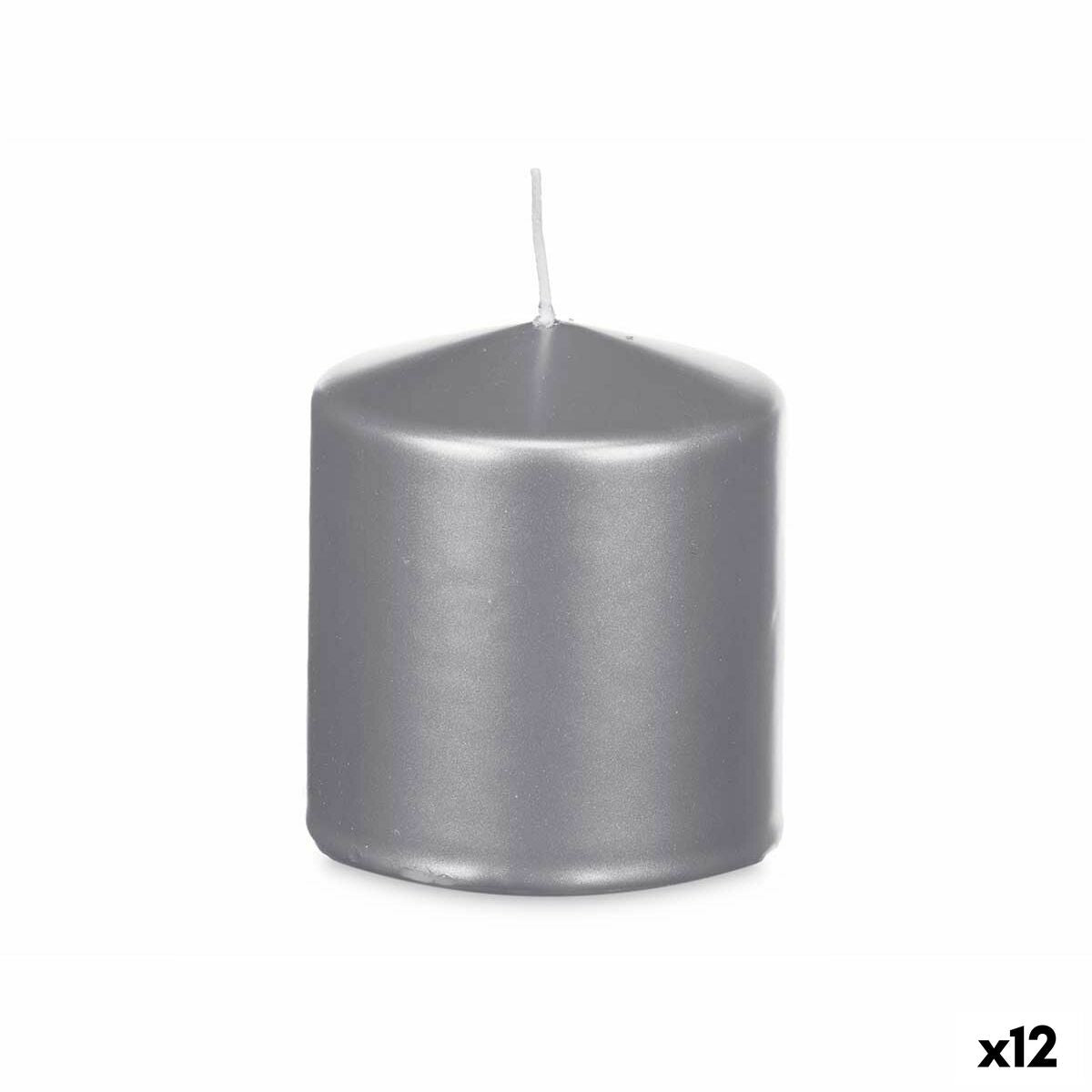 Κερί Acorde Ασημί 9 x 10 x 9 cm (12 Μονάδες)