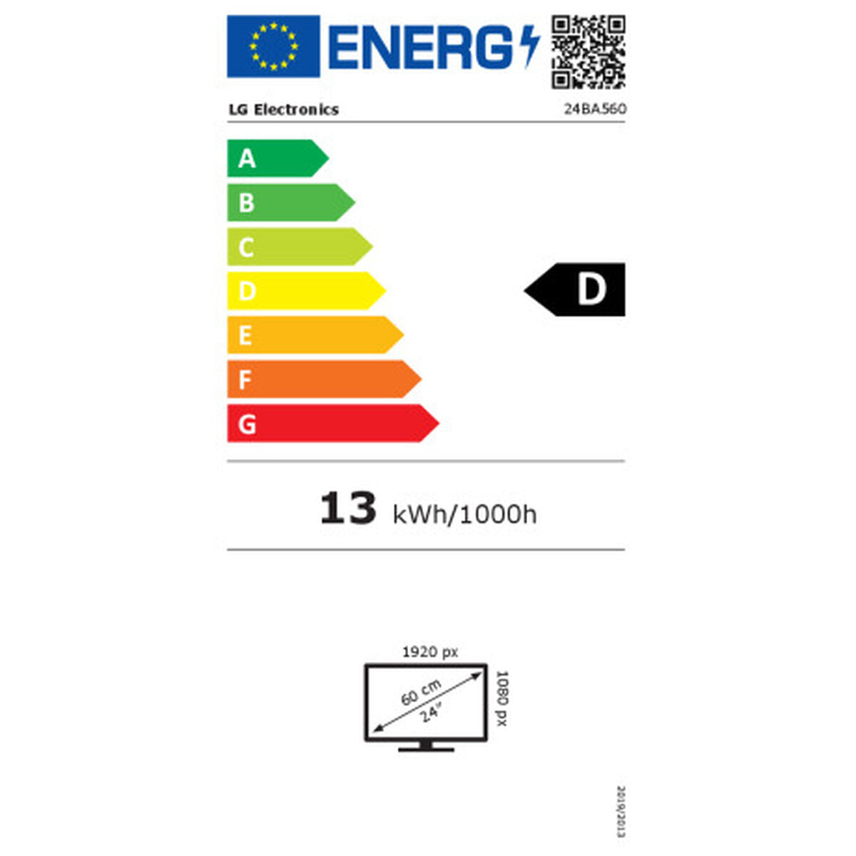 Οθόνη LG 24BA560-B Full HD 23,8"