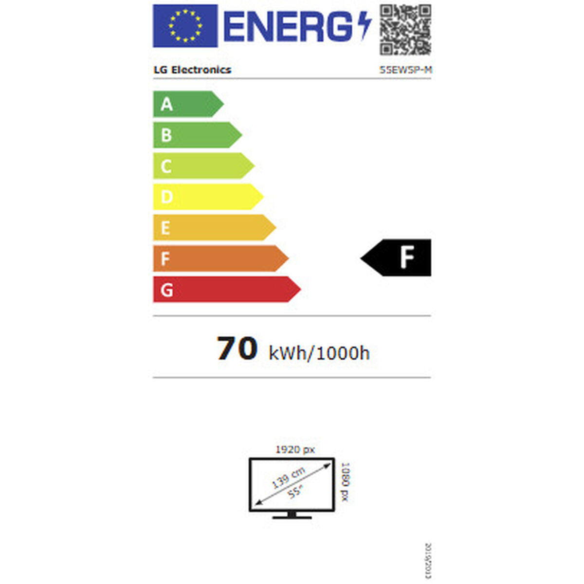 Οθόνη Videowall LG 55EW5P-M Full HD 55"