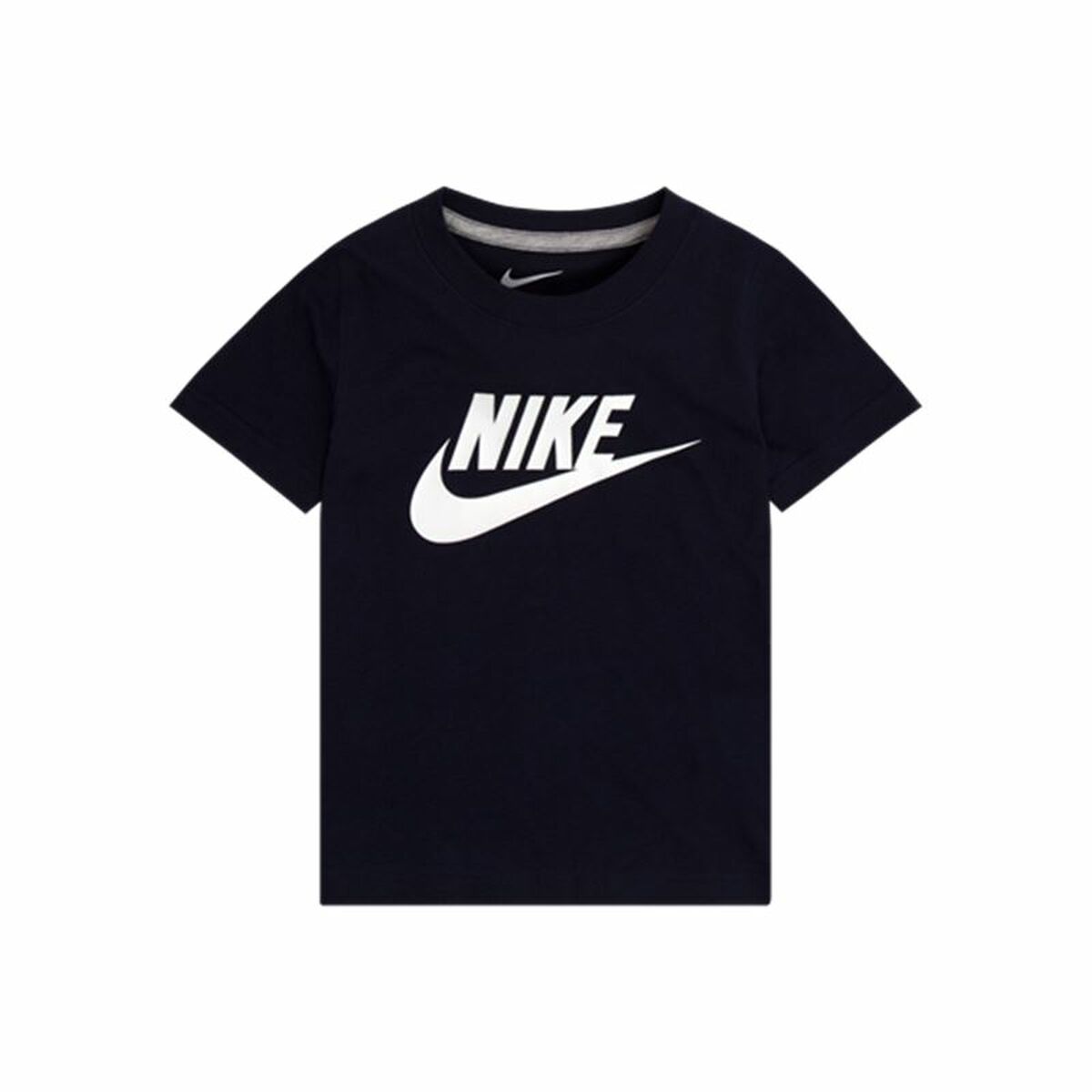 Μπλούζα με Κοντό Μανίκι Nike Futura Ss Μαύρο Σκούρο μπλε