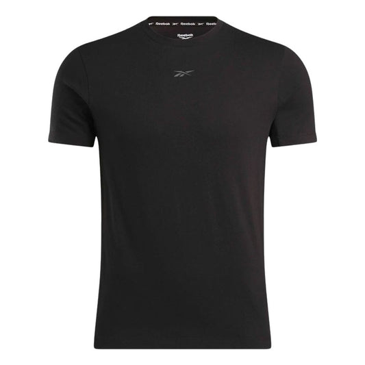 Ανδρική Μπλούζα με Κοντό Μανίκι Reebok Reebok Athlete Tee Μαύρο