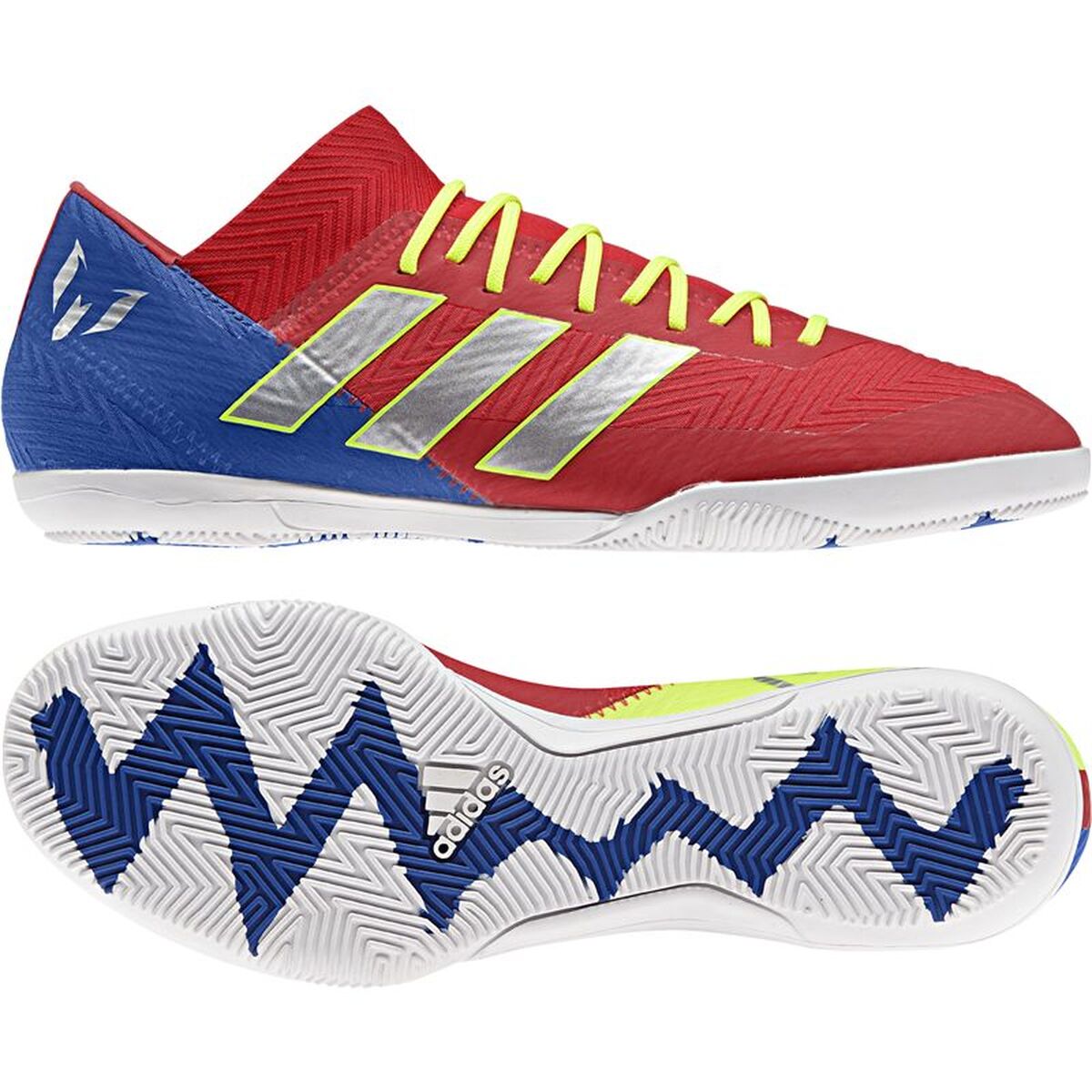 Παπούτσια Ποδοσφαίρου Σάλας για Ενήλικες Adidas Nemeziz Messi 18.3 Κόκκινο