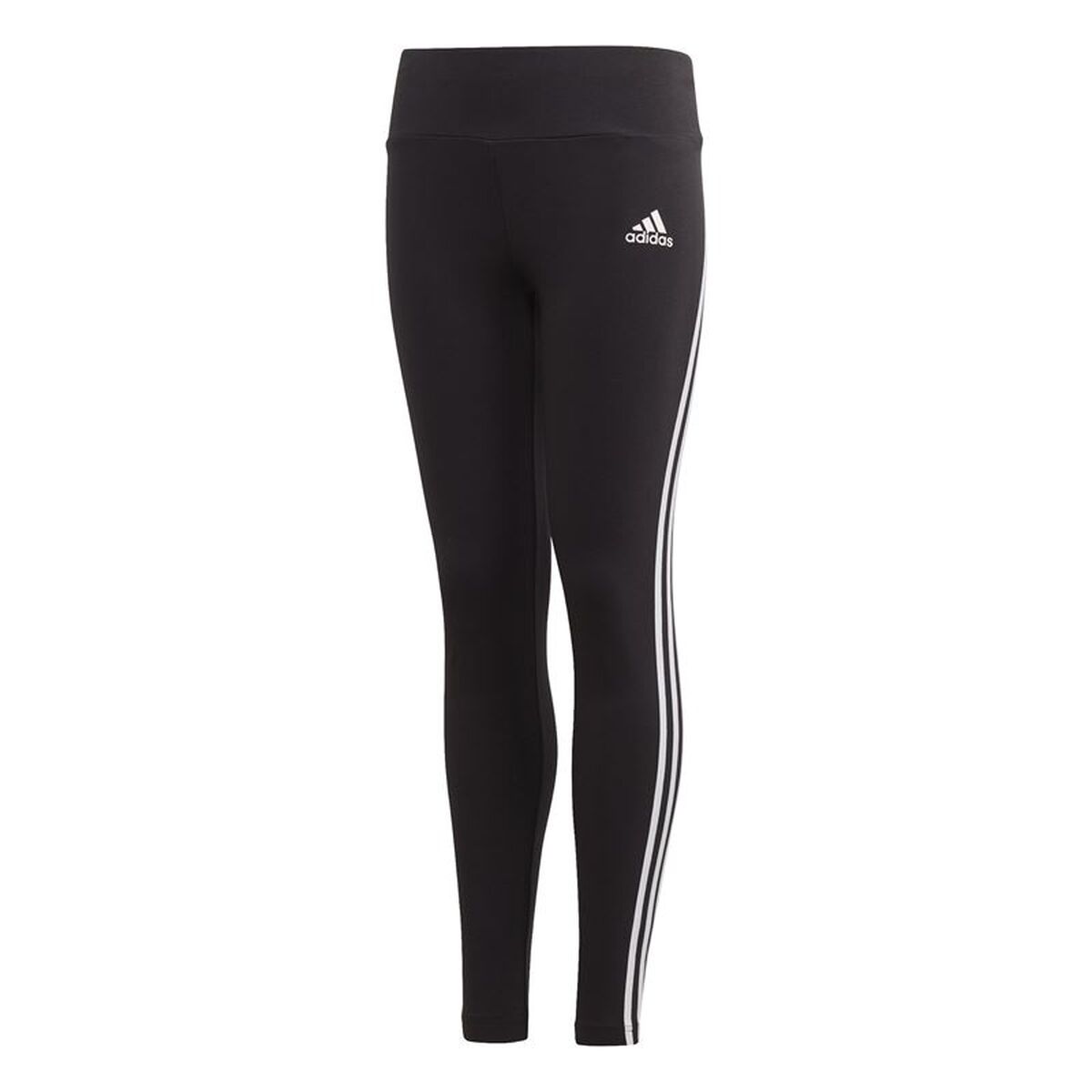 Αθλητικά Κολάν για Παιδιά Adidas Cotton 3 Bandas Girl Μαύρο
