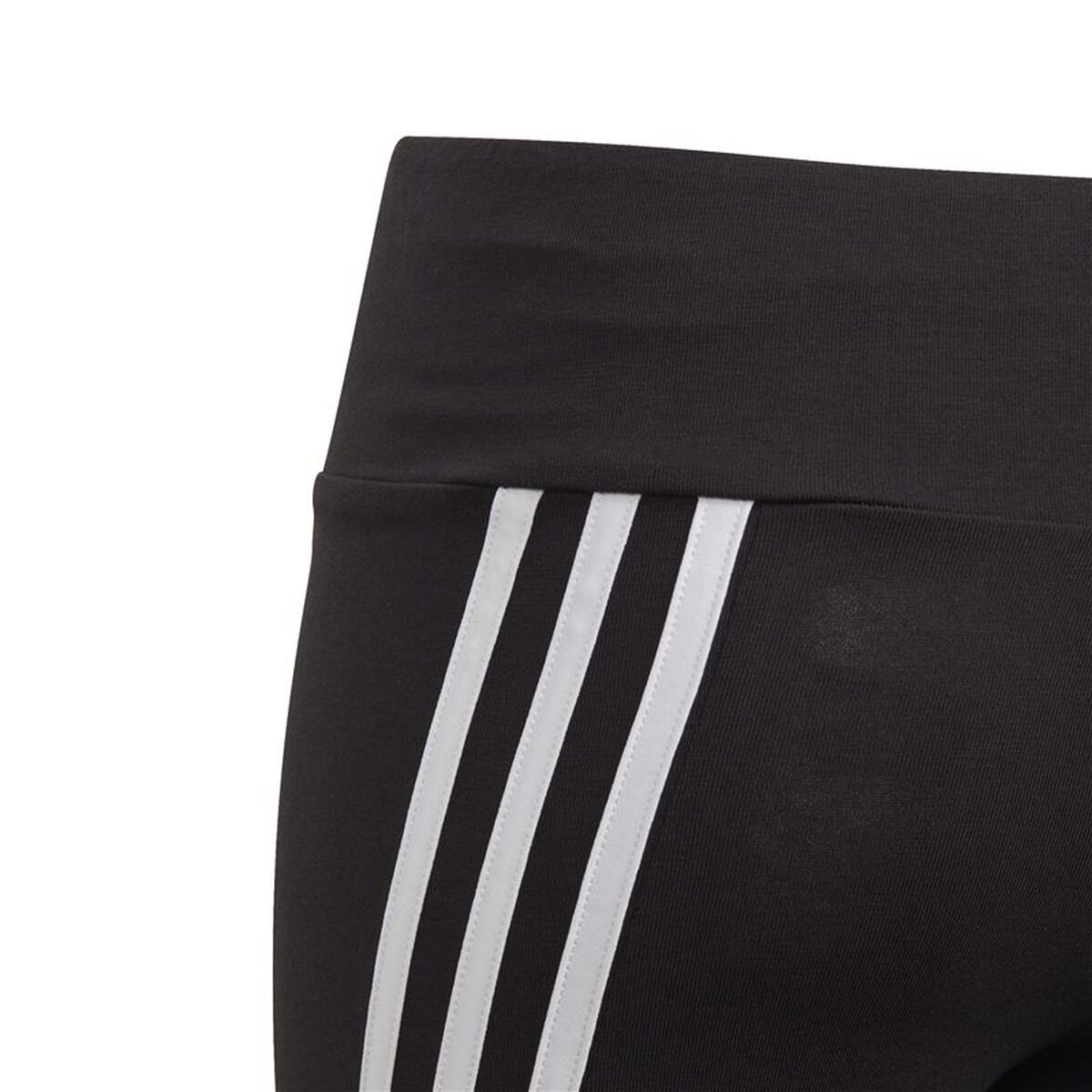 Αθλητικά Κολάν για Παιδιά Adidas Cotton 3 Bandas Girl Μαύρο