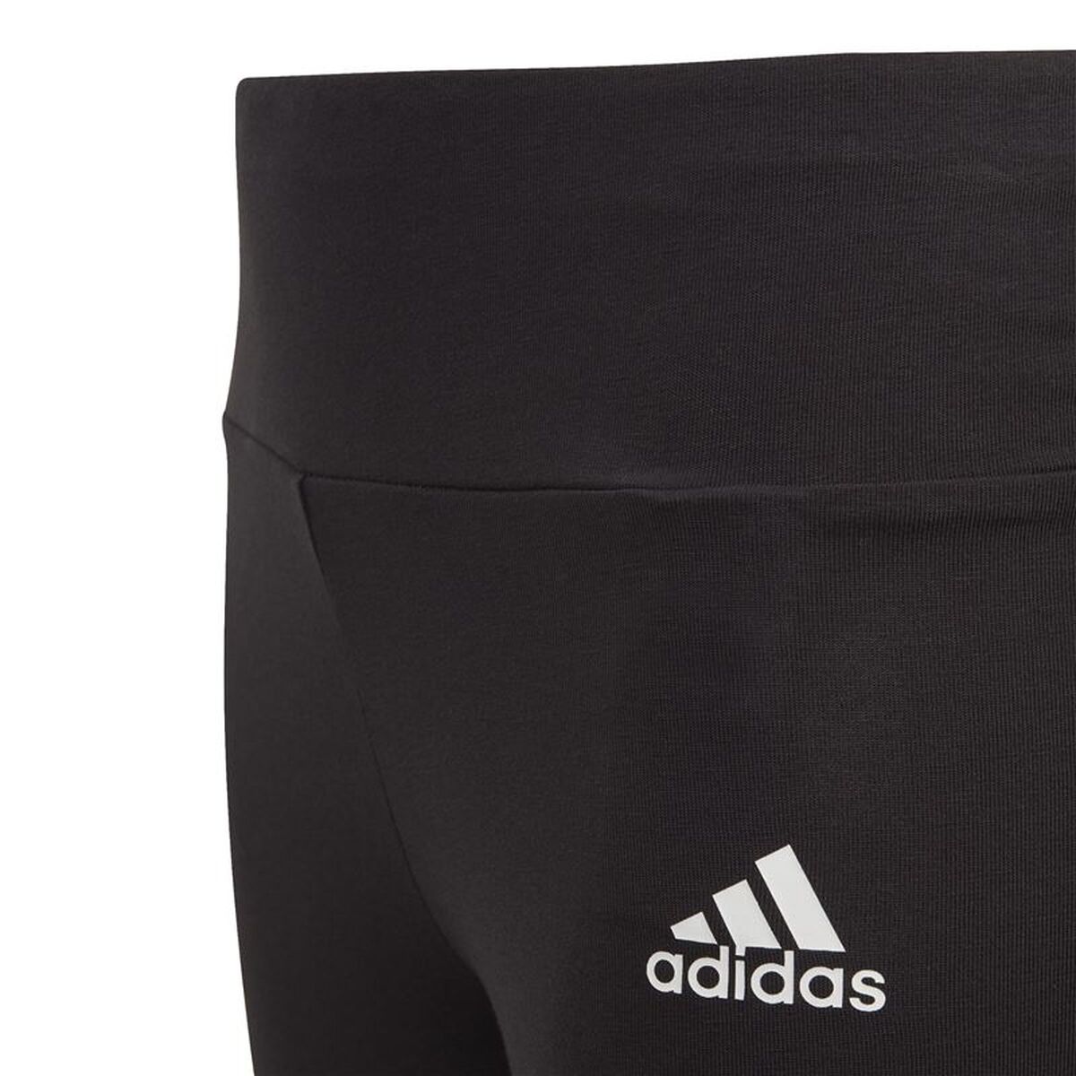 Αθλητικά Κολάν για Παιδιά Adidas Cotton 3 Bandas Girl Μαύρο