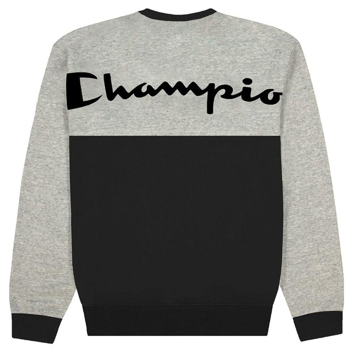 Ανδρικό Φούτερ χωρίς Κουκούλα Champion Spliced ​​Script Logo Μαύρο