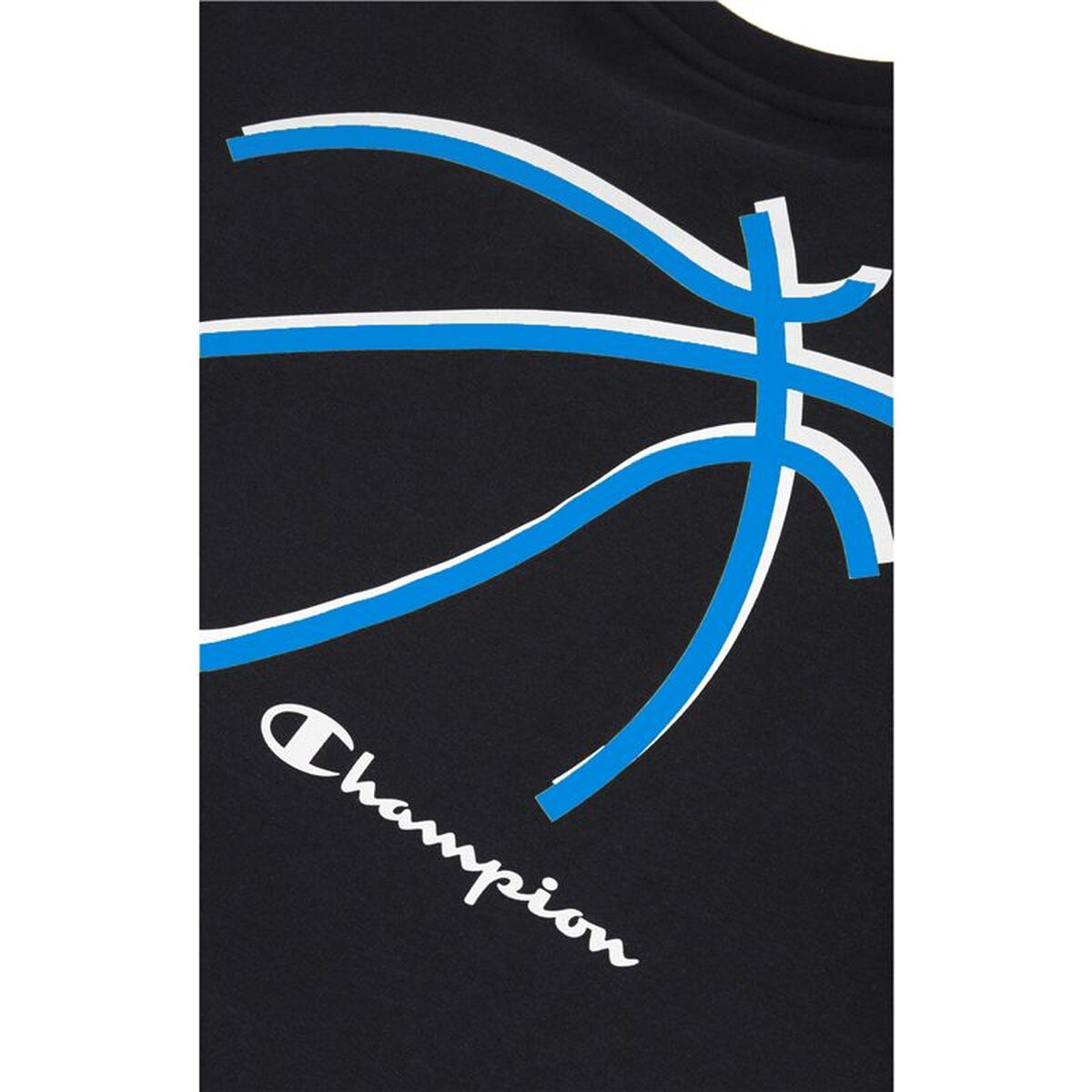 Ανδρικό Φούτερ χωρίς Κουκούλα Champion Basket Graphic M Μαύρο