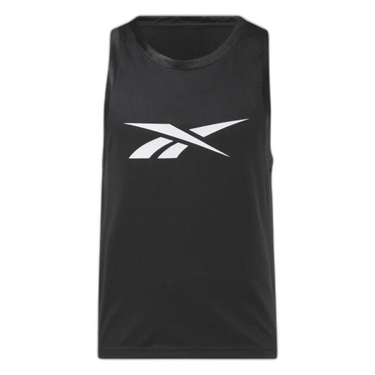 Μπλουζάκι μπάσκετ Reebok Basketball Mesh Μαύρο