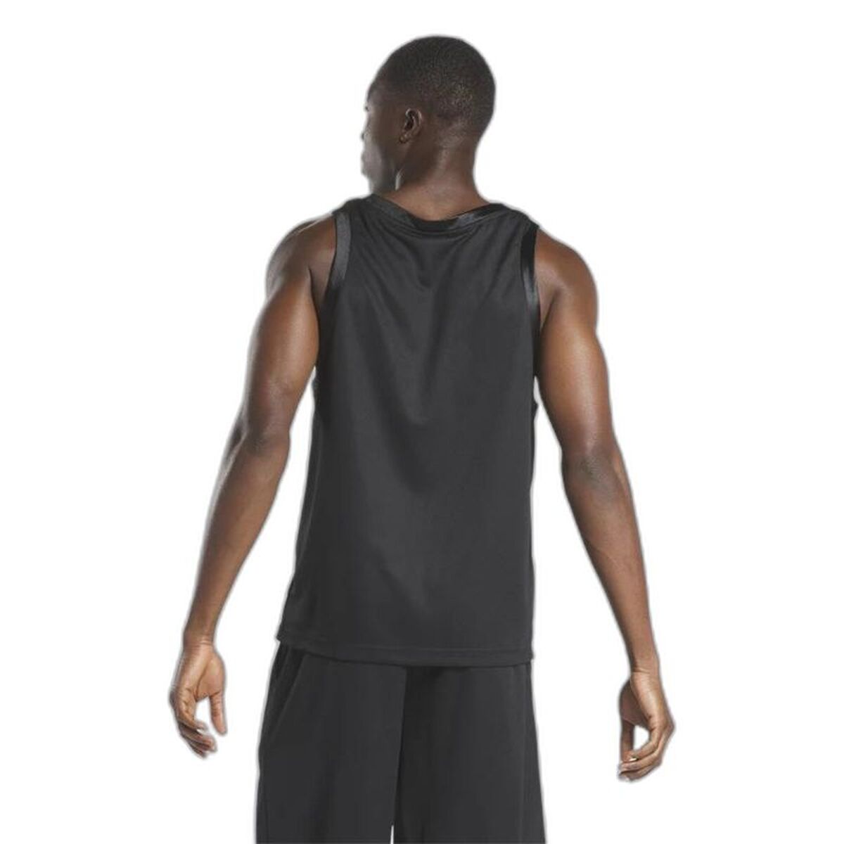 Μπλουζάκι μπάσκετ Reebok Basketball Mesh Μαύρο