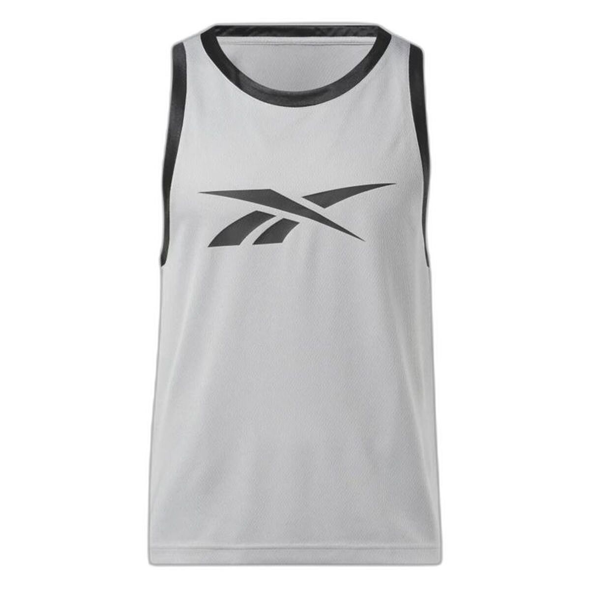 Μπλουζάκι μπάσκετ Reebok Basketball Mesh Ανοιχτό Γκρι