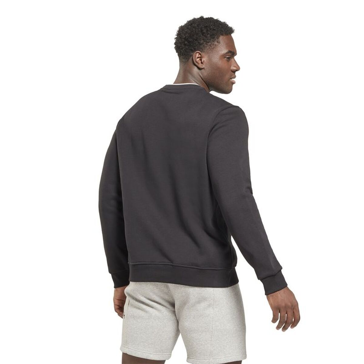 Ανδρικό Φούτερ χωρίς Κουκούλα Reebok RI Arch Logo Vector Crew Μαύρο